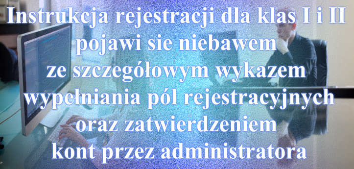 Rejestracja klas I i II technikum informatycznego